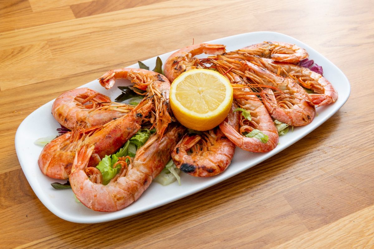 Gambas a la plancha